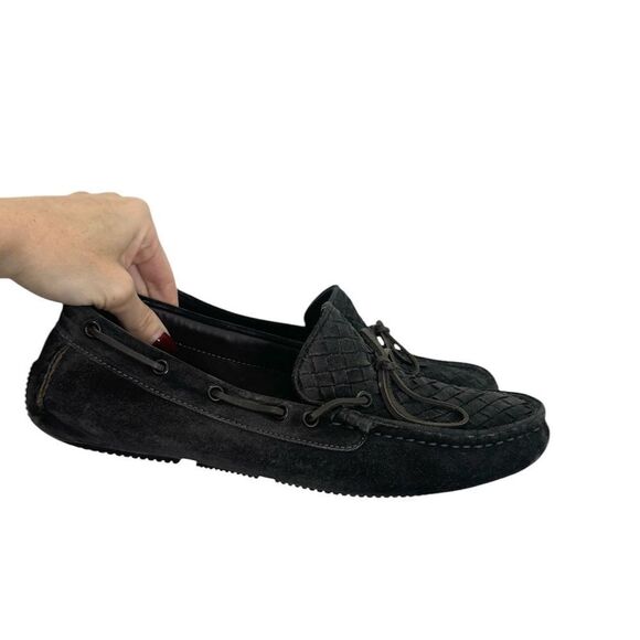 BOTTEGA VENETA Intrecciato Woven braided suede loafers main image 6